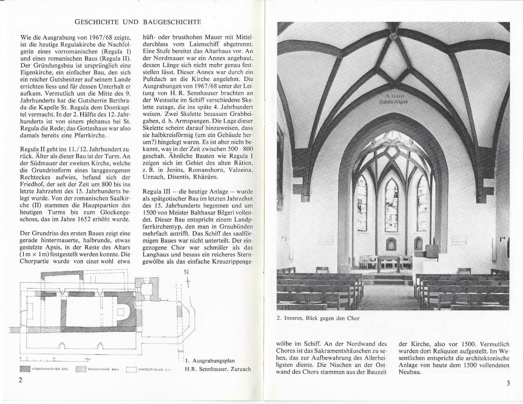 Libri: Regulakirche und ihre Farbfenster Chur – Usato da Flims - Dorf venduto da Stagediver 1
