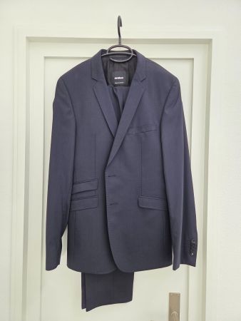 Strellson Anzug komplett Herren Gr. 90/94 - dunkelblau