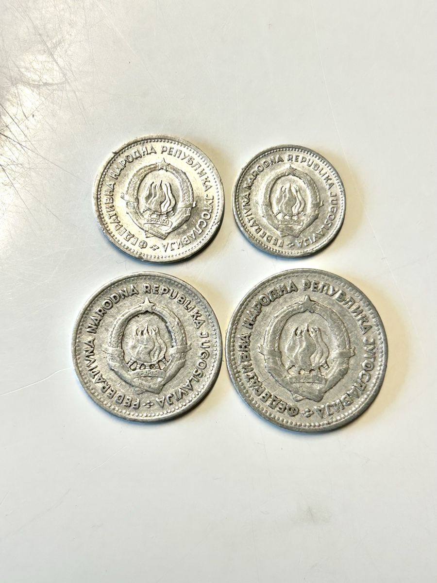 Tutti le monete: 1/2/5/50 Dinar 1953 – Usato da Lugano venduto da Mil-klr26 1