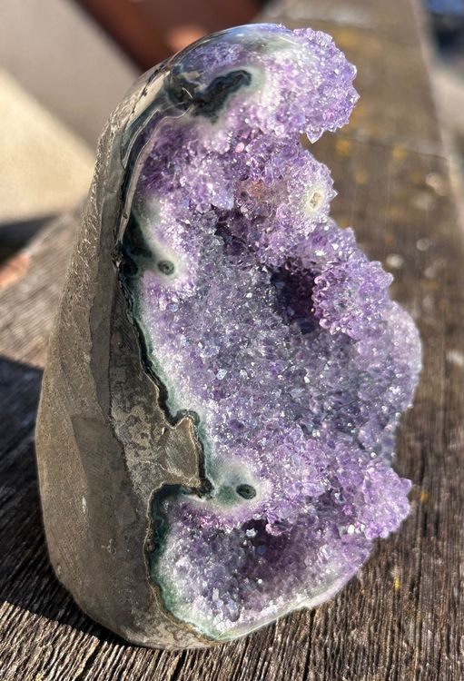 Einzigartige, wunderschöne Amethyst Druse, 583g 4