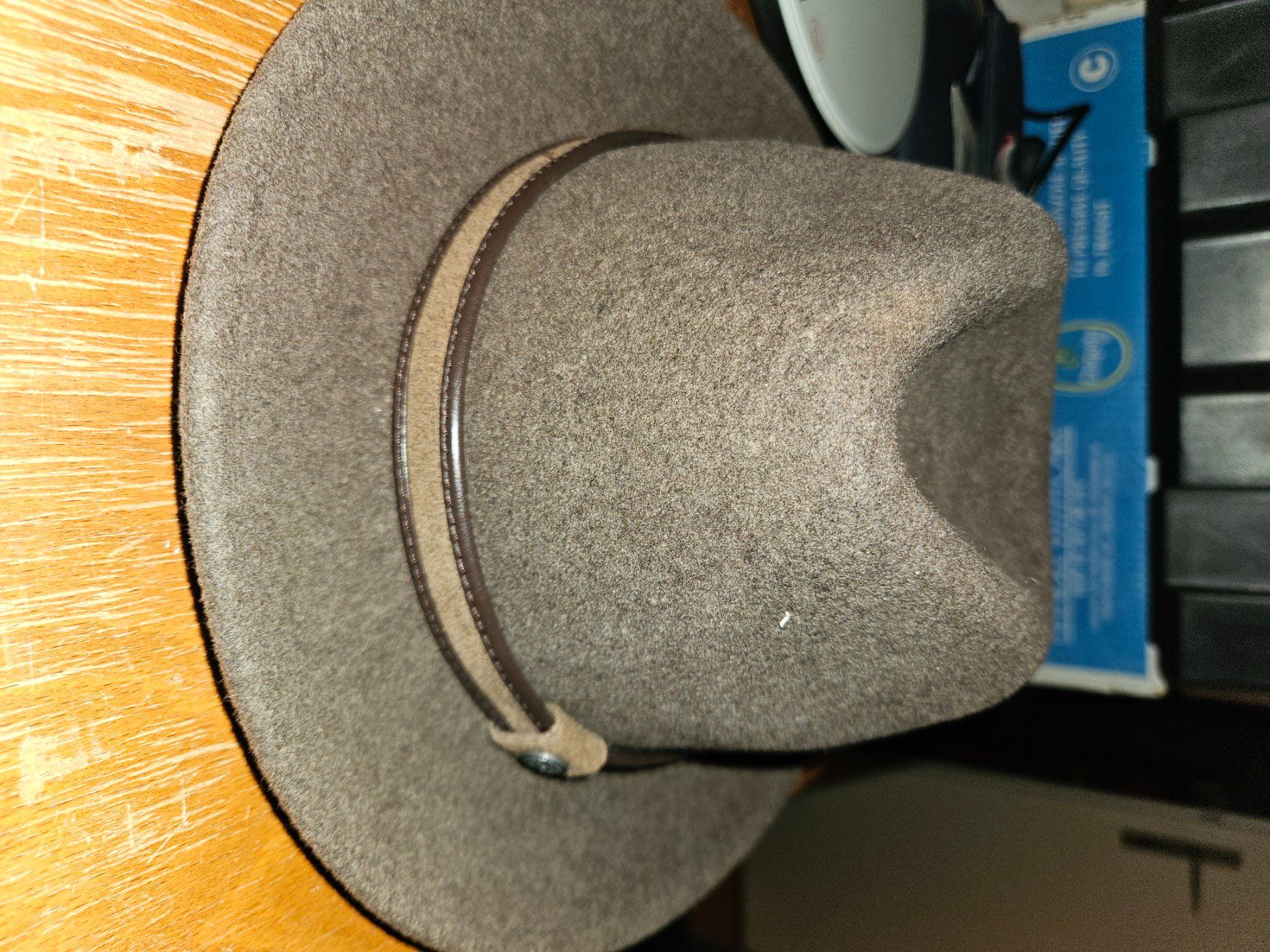 Copricapi, berretti & cappellini: edler Bugatti Hut aus Wolle Gr. 56, braun – Usato da Strengelbach venduto da schmetterling20 6