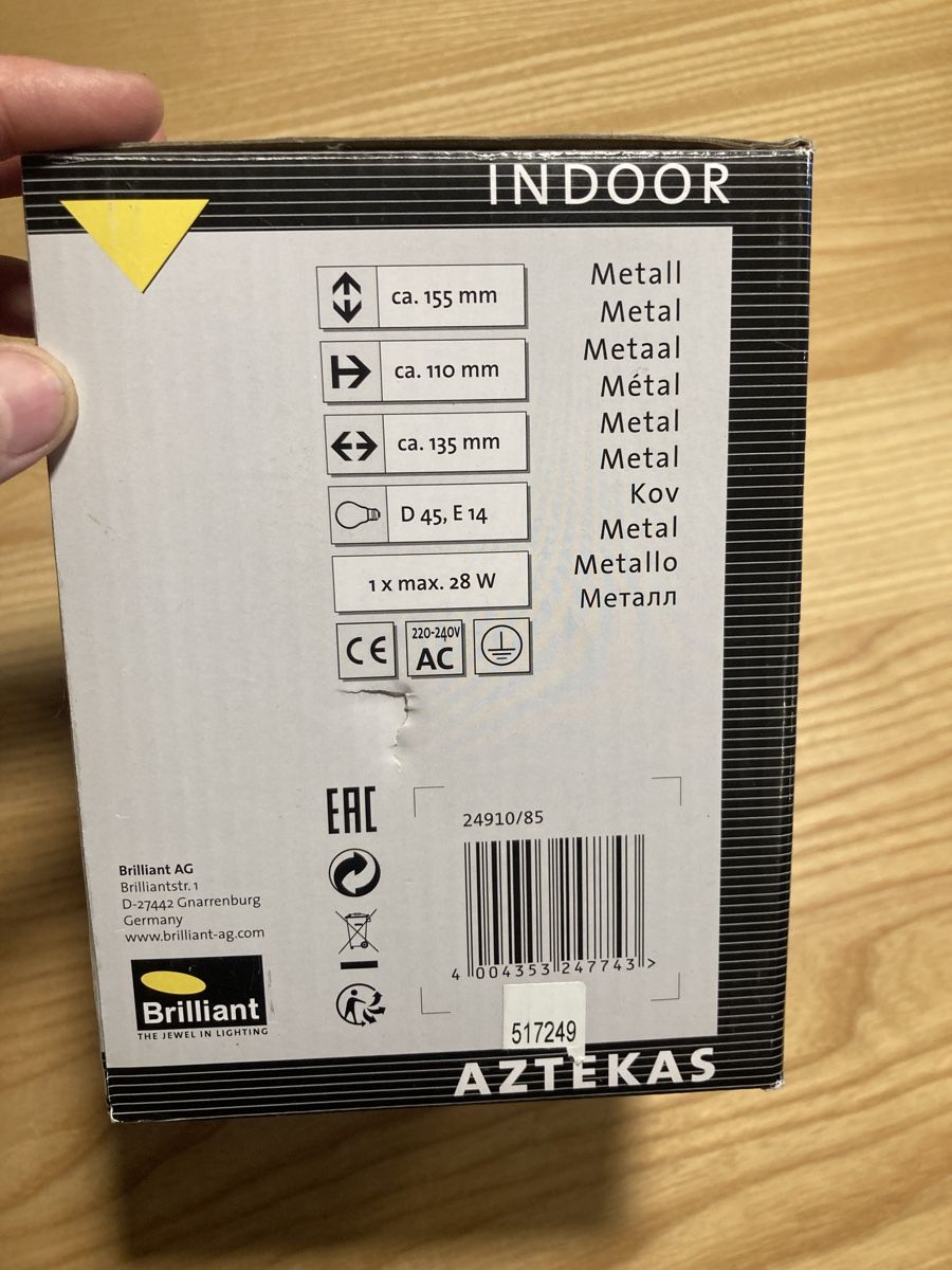 Kronleuchter & Deckenlampen: Deckenlampe – Neu und originalverpackt aus Basel von hartmann017 1