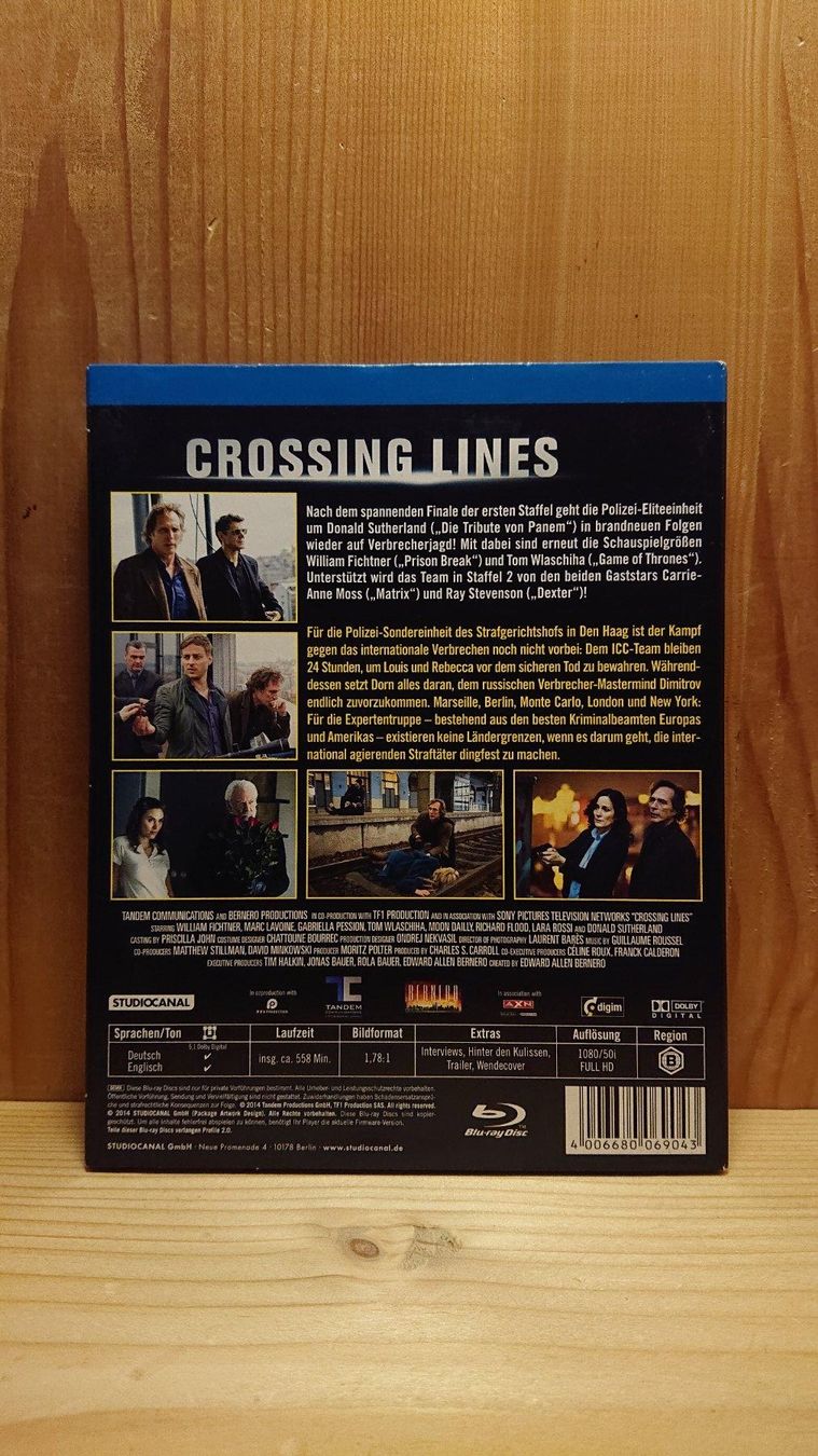 Tutti i DVDs: CROSSING LINES Staffel 2 auf Blu-Ray – Usato da Wilderswil venduto da Exebub 1