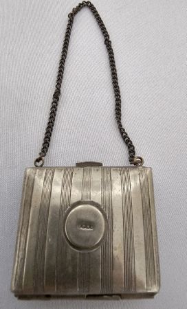 ANTIKE EDWARDIANISCHE EPNS MINIATURBÖRSE ca.1910/TANZBÖRSE