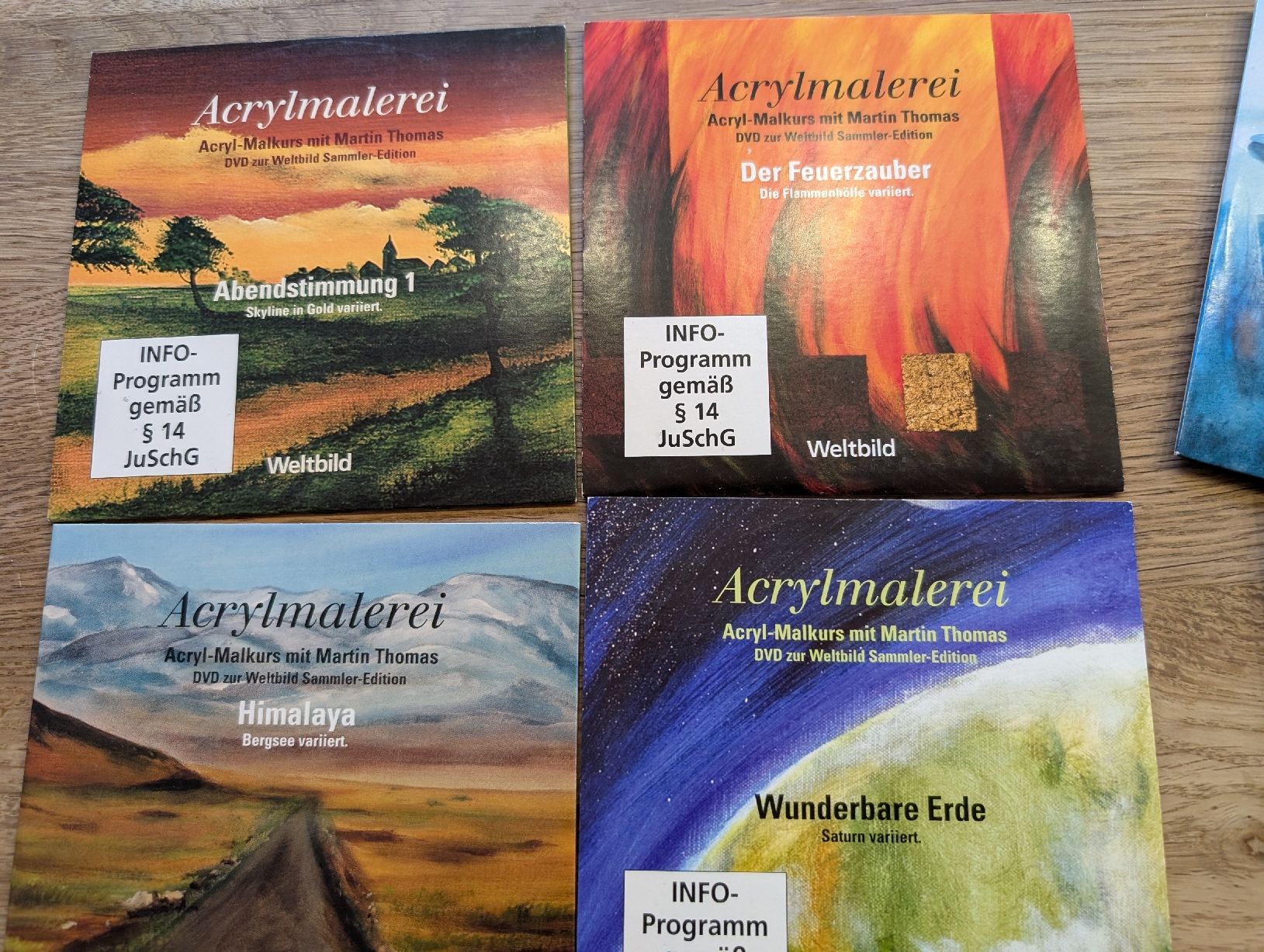 Tutti i DVDs: Acrylmalerei 7 DVDs – Usato da Winterthur venduto da voan 1