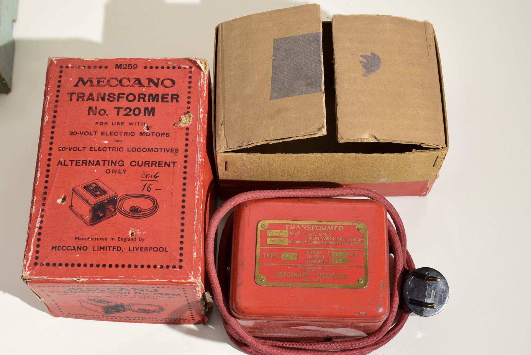 Meccano Kit di costruzioni: Antiker Meccano Transformator T20M – Usato da Rheinfelden venduto da Burrima 1