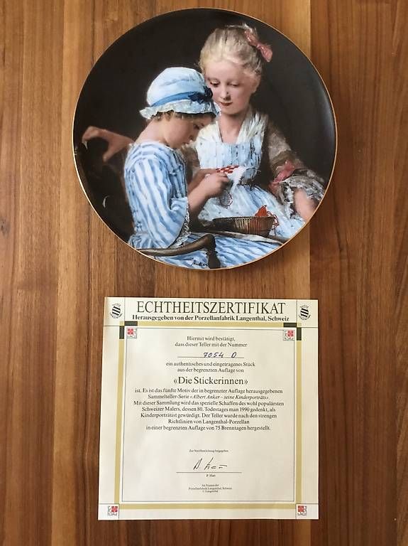Piatti: Schöne Teller mit Bilder von Anker – Usato da Hirzel venduto da eri_x9g7 3