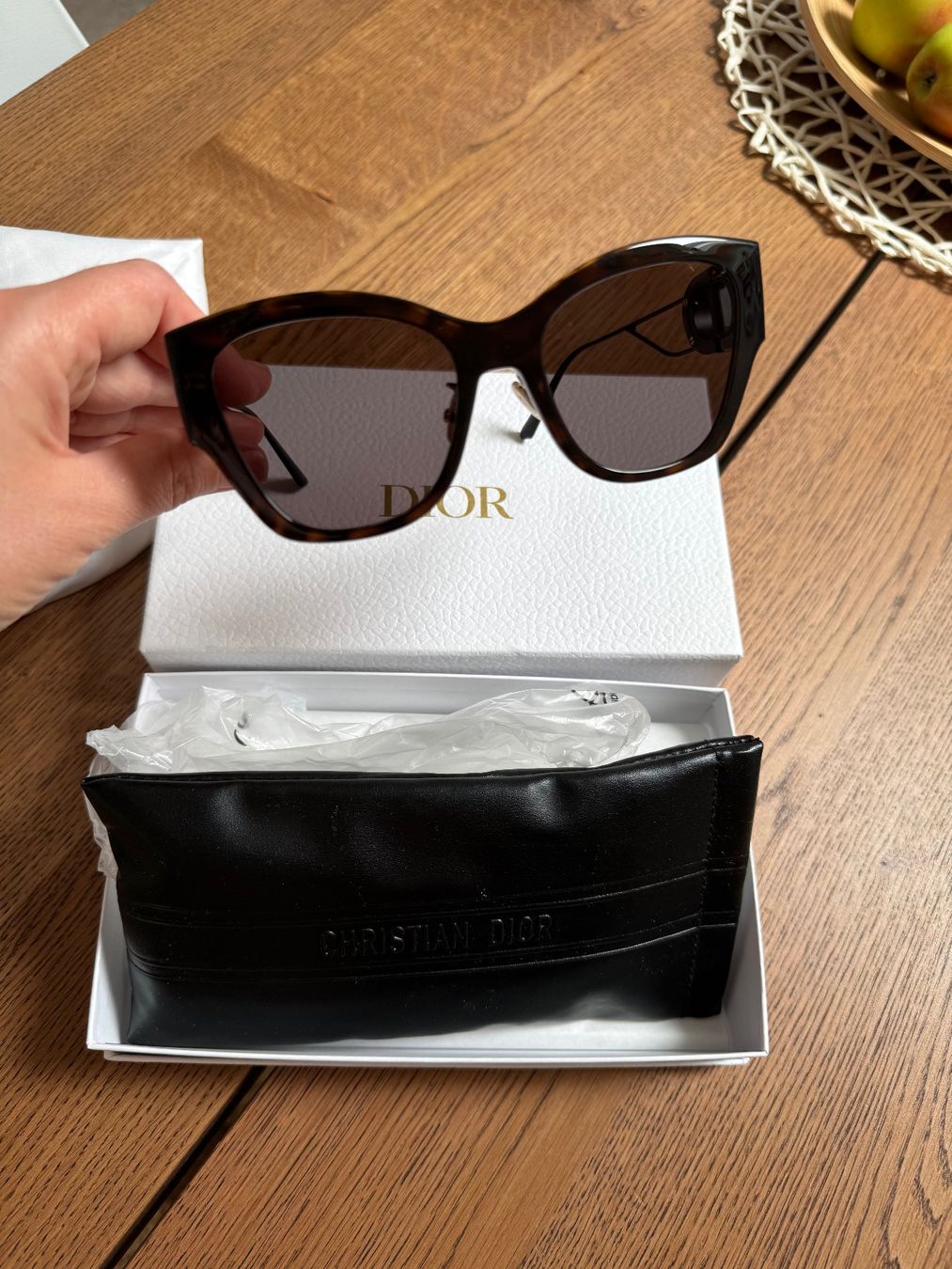 Brillen & Gläser: Original Dior Sonnenbrille, braun gemustert, NEU – Gebraucht aus Gockhausen von _720