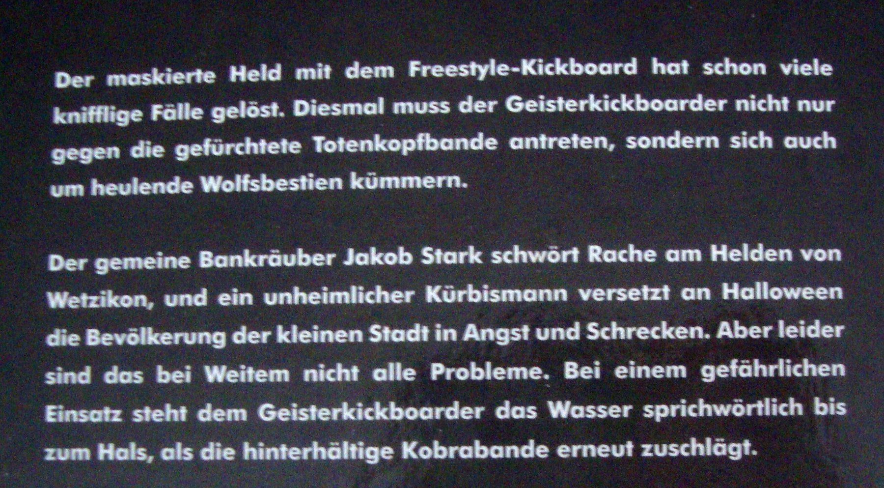 Livres: Der Geisterkickboarder, erhält Hilfe – D'occasion à Wetzikon ZH par strubeli024 1