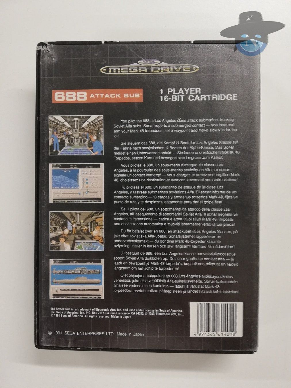 Sega Spiele: 688 Attack Sub / Sega Mega Drive MD – Gebraucht aus St. Gallen von zorro_dc 1