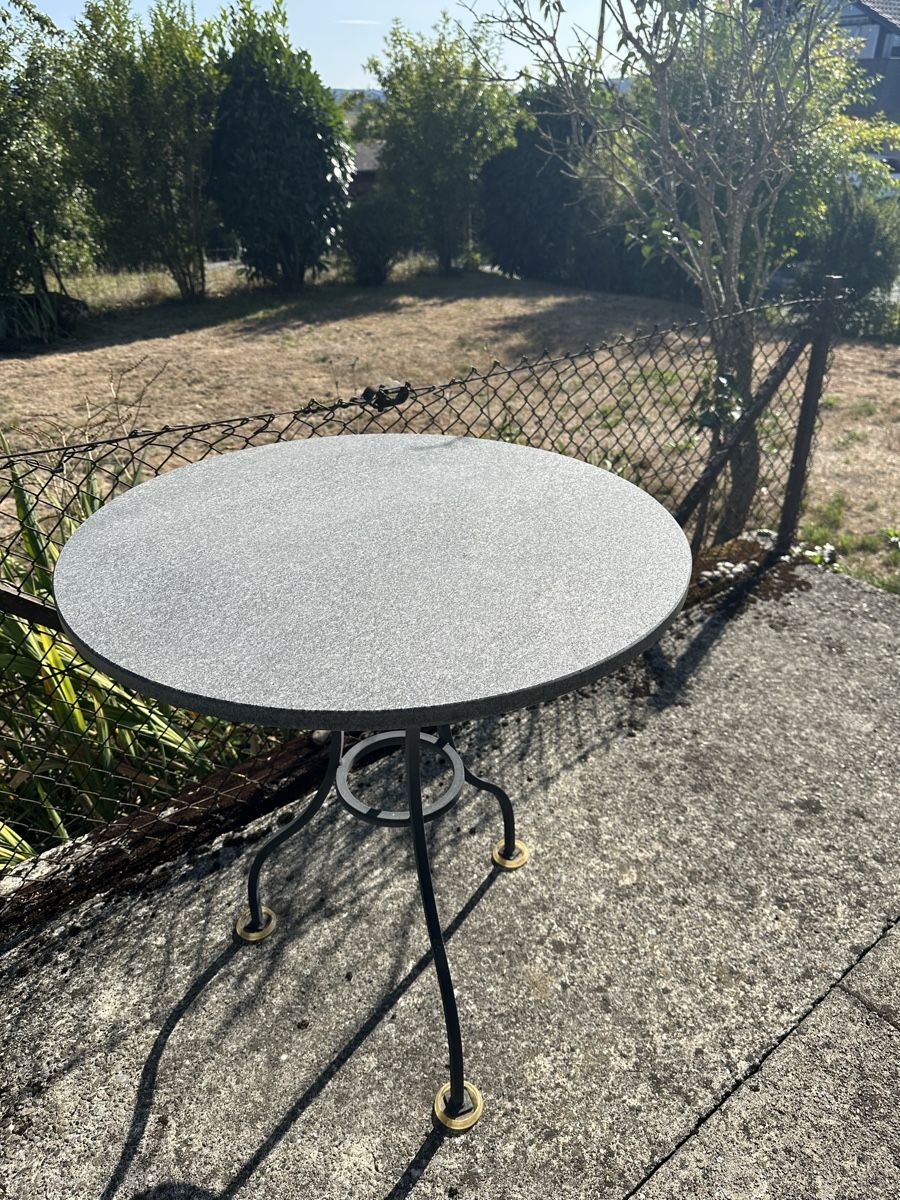 Set di tavolo e panche: Gartentisch rund inkl. 2x Stuhl – Usato da Bern venduto da SITARO