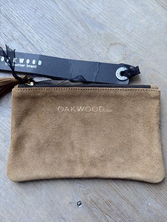 Oakwood Naval Pochette en daim fauve - État neuf!