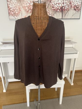 Strickjacke, Merino-Cashmere, L/XL