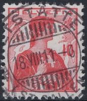 ALTSTÄTTEN (ST. GALLEN) 18.VIII.11  Vollstempel auf Helvetia
