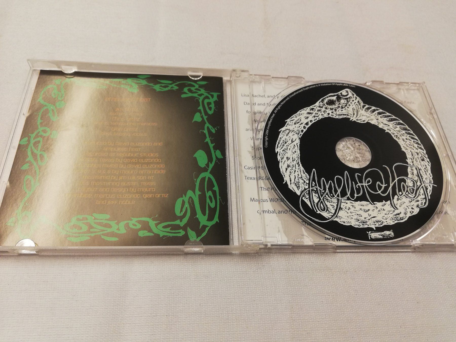 CD: AMPLIFIED HEAT - IN FOR SIN – Usato da Bern venduto da Vinylsound.ch 2