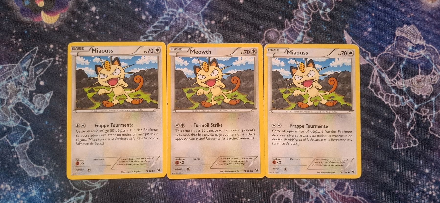Pokémon Carte collezionabili: Meowth Fates Collide - 74/124 FR / ENG – Usato da Petit-Lancy venduto da Kara_TCG