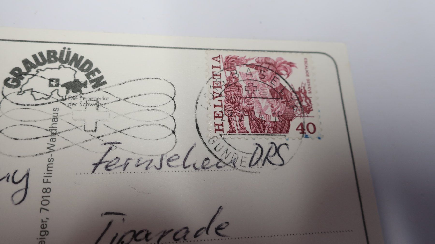 Cartoline postali: Segnes Disentis  1984 – Usato da Cormoret venduto da Pascalll2001 4
