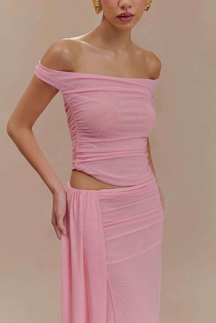Top: MESHKI Mesh-Top Candy Pink S – Nuovo (secondo la descrizione) da Zürich venduto da pwa_7qr5 3