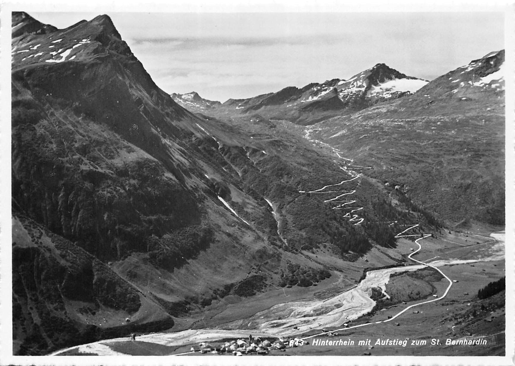 Cartes postales: Hinterrhein Aufstieg St. Bernhardin – D'occasion à Ottikon b.Kemptth. par Neptun1974