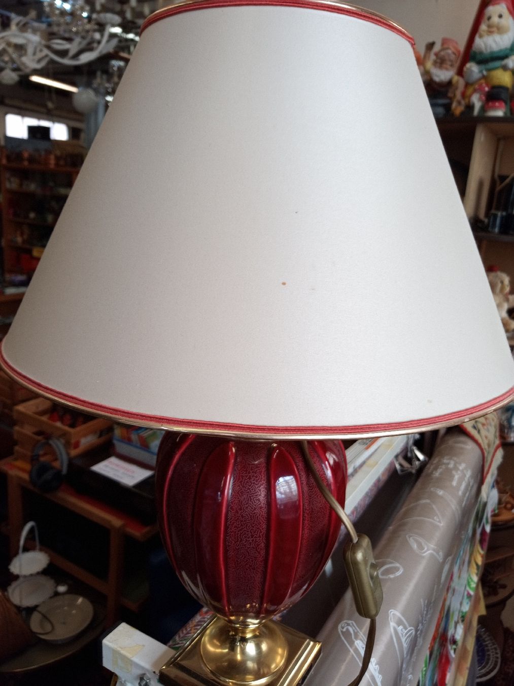 Lampade: Le Dauphin Bordeaux Lampe Keramik – Usato da Reiden venduto da Zofi-Brocki 2