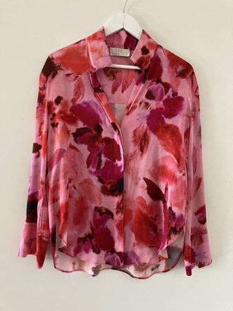FFC Fashion Bluse Viskose bunt Grösse 36 guter Zustand