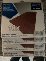 4x 10 Stk Schleifpapier K80 für Wand und Deckenschleiffer