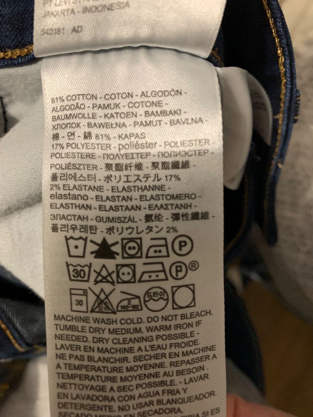 Levi's Jeans: Levis high rise skinny - 28 – Nuovo (secondo la descrizione) da Remaufens venduto da ezekiel1603 3
