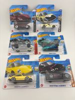 6 Hot Wheels Porsche, Skyline, Jaguar, Ford GT40 Mix 12