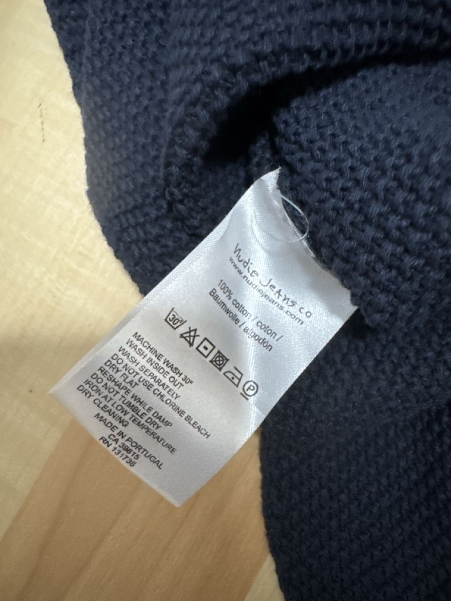 Nudie Maglioni & Felpe: Nudie Jeans Pullover, Dunkelblau, Unisex, Gr S – Usato da Riedikon venduto da Lala28 4