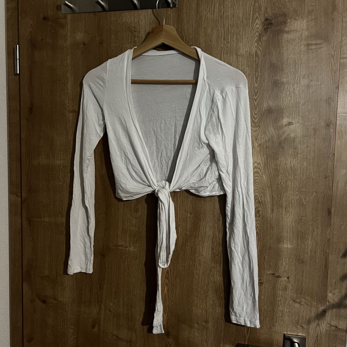 Tops: Wickeltop Weiss – Gebraucht aus Chur von noe_mh8b