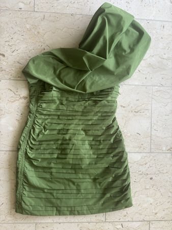 H&M Conscious Kleid, Gr. 40, olivgrün, neu mit Etikett