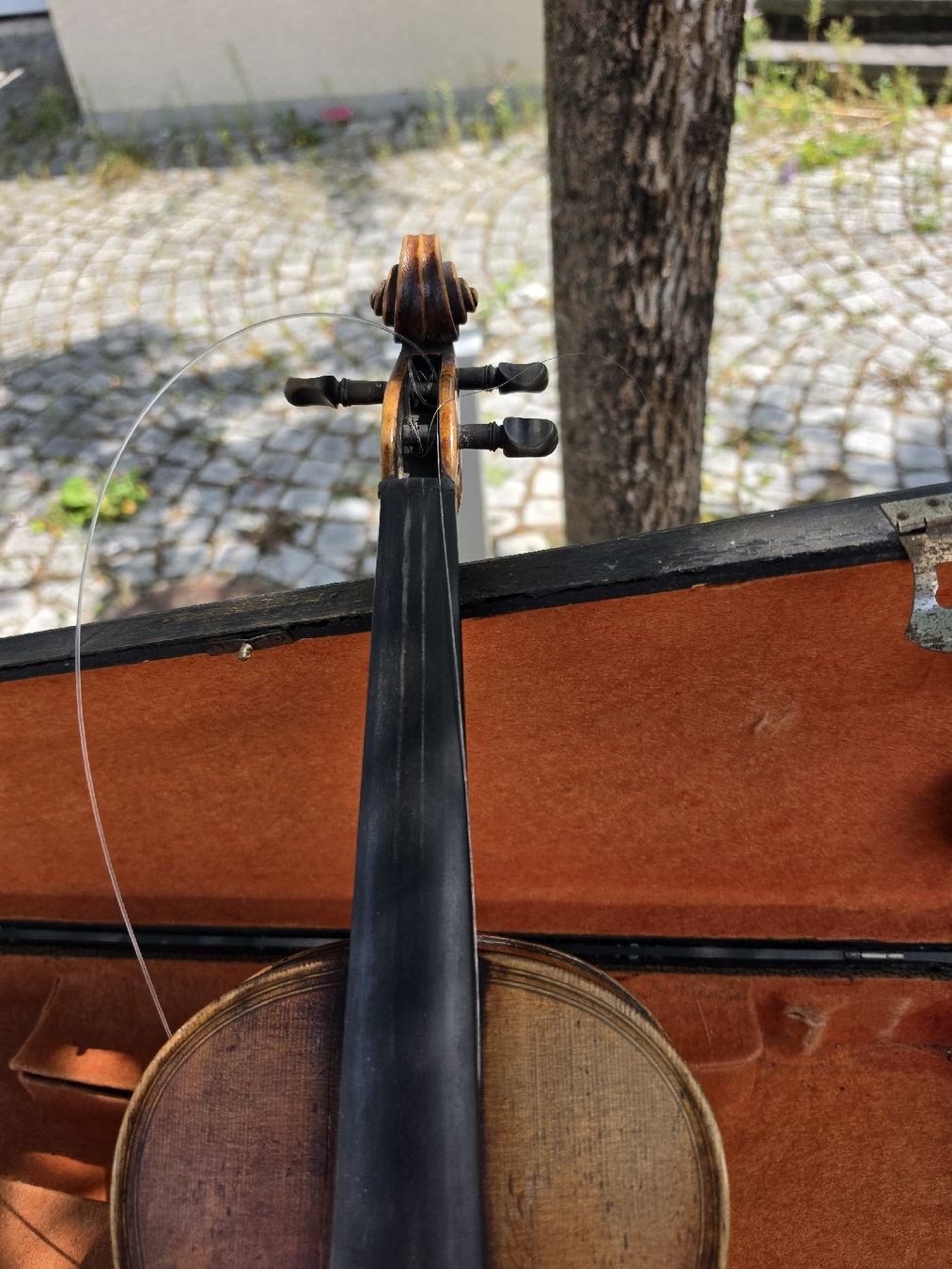 Strumenti musicali: Violin Viola Case Bow Set antique used 50cm length – Usato da Mettlen venduto da elios0888 6