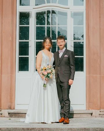 Schlichtes Brautkleid