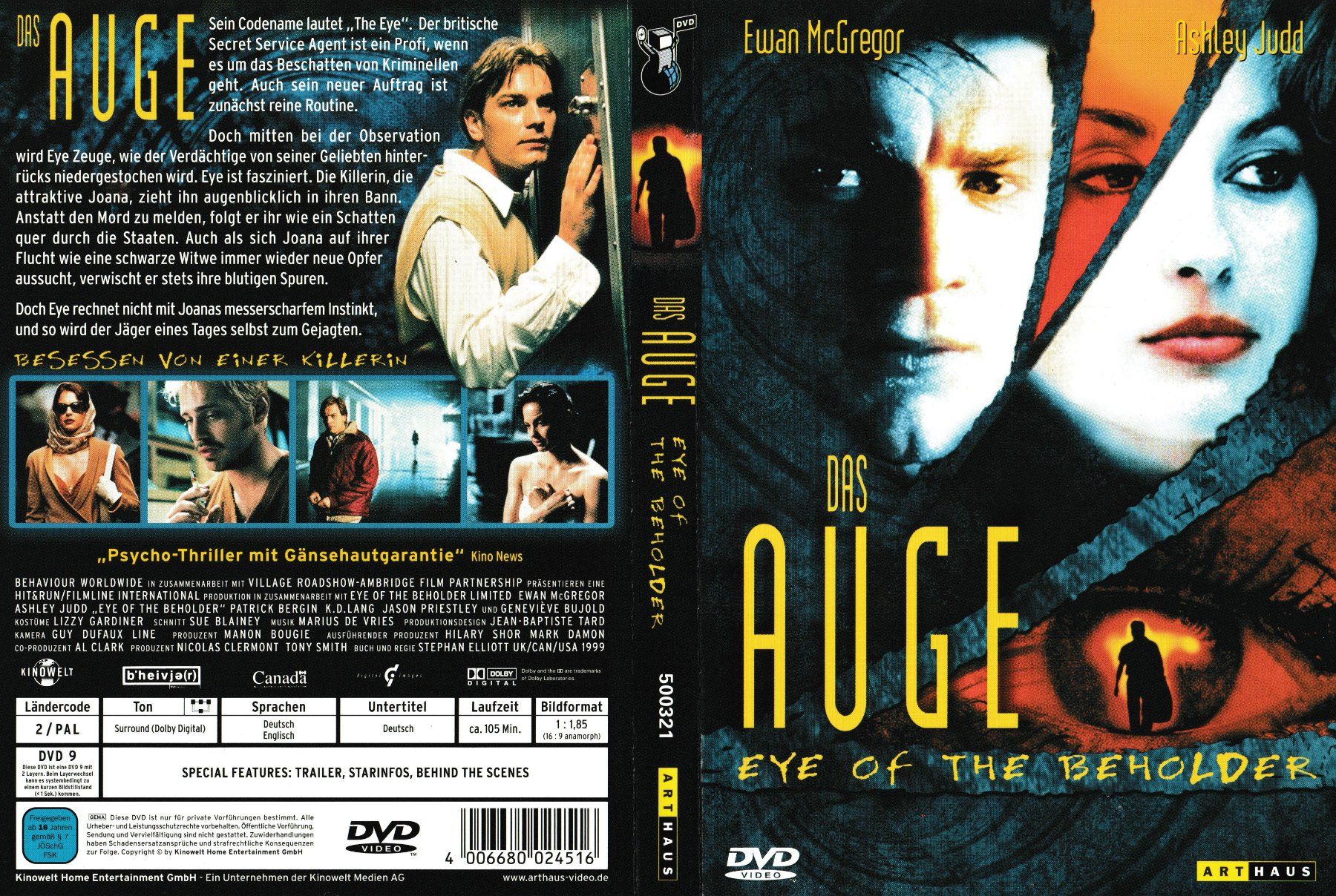 Alle DVDs: DVD - Das Auge – Gebraucht aus Langnau am Albis von MediaRescuerKeLoX