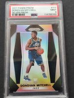 Donovan Mitchell Prizm Silver RC Rookie Card PSA 9