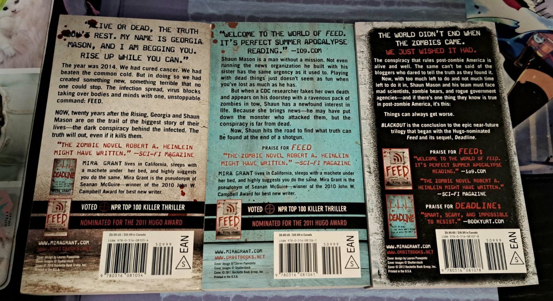 Libri: Newsflesh Trilogy – Usato da Waltenschwil venduto da Catlady 3