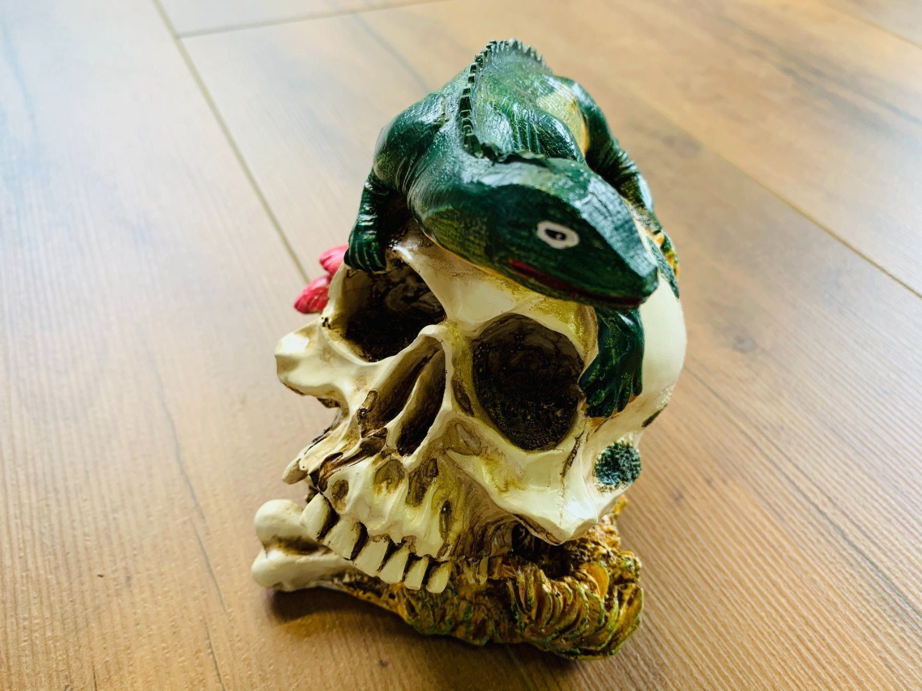 Sculture & Statue: Totenschädel Schädel SKULL Eidechse 11cm NEU – Nuovo e nell'imballaggio originale da Bergdietikon venduto da shopAgent