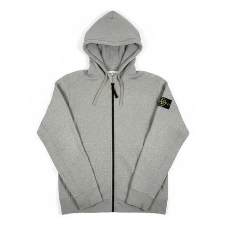 Veste à Capuche Zippé Stone Island Gris - XL