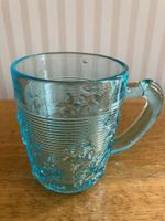 Ancien verre bleu de la Cristallerie de Portieux
