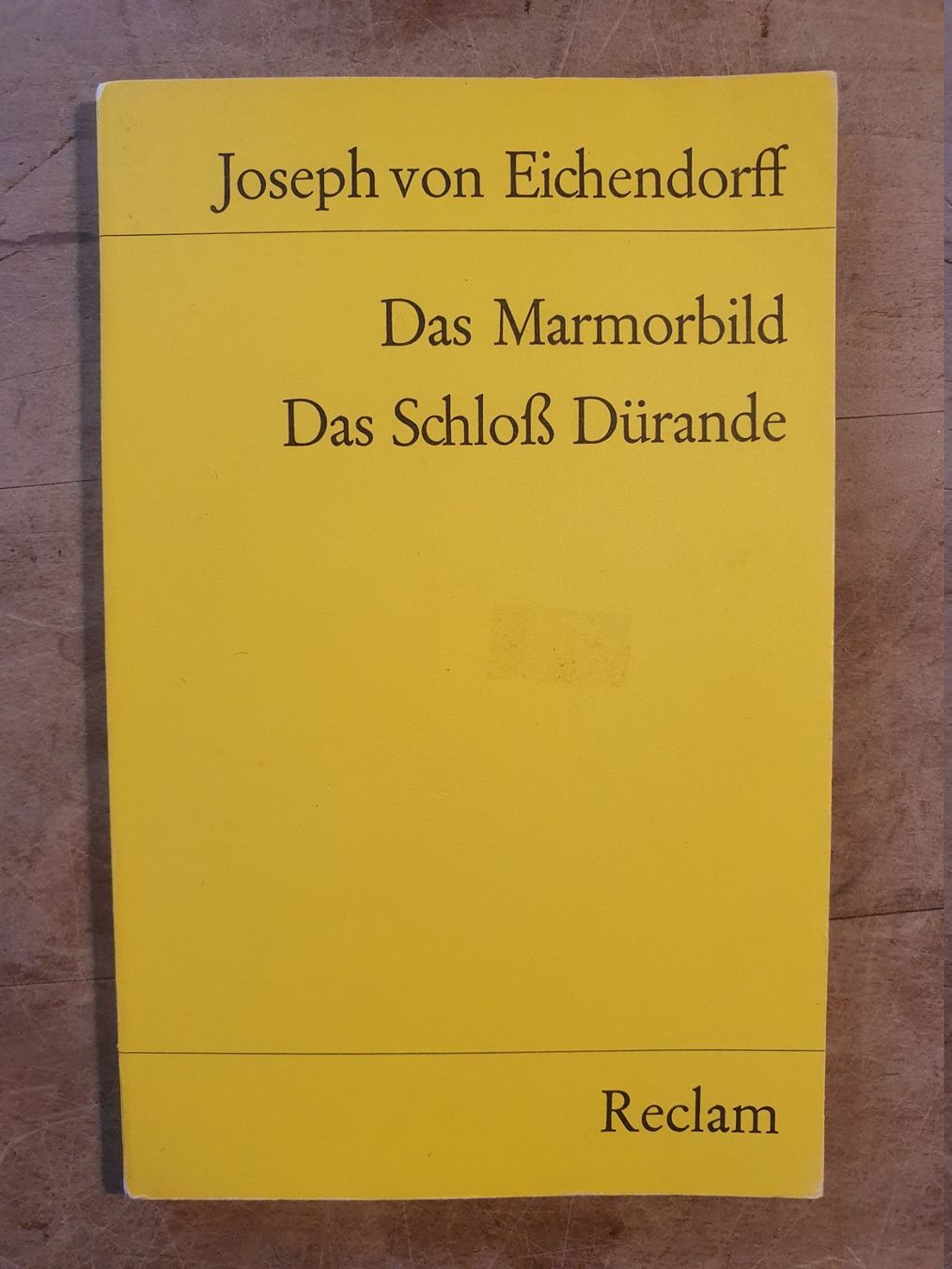 Libri: Das Marmorbild - Das Schloss Dürande Joseph von Eichendorff – Usato da Zürich venduto da loosebone
