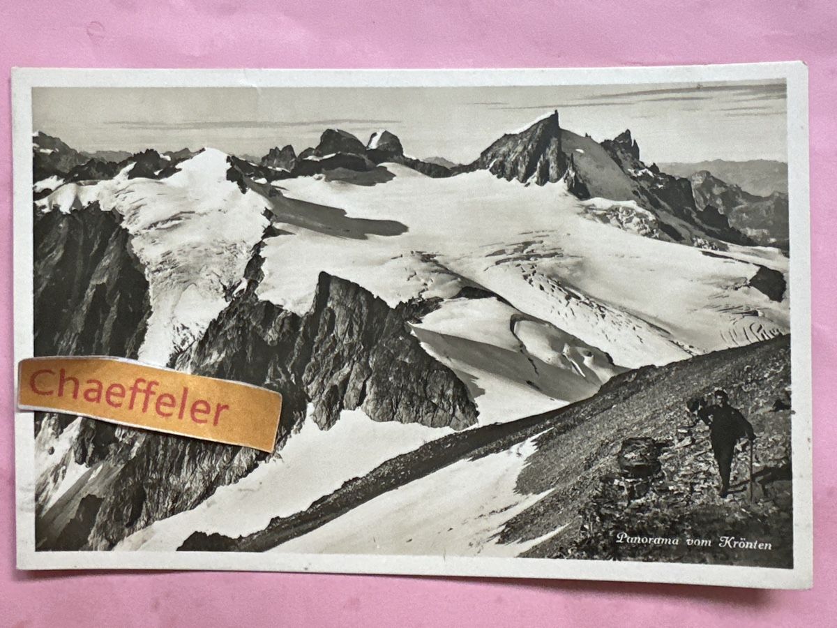 Ansichtskarten: 1933. Panorama vom Krönten – Gebraucht aus Zürich von Chaeffeler