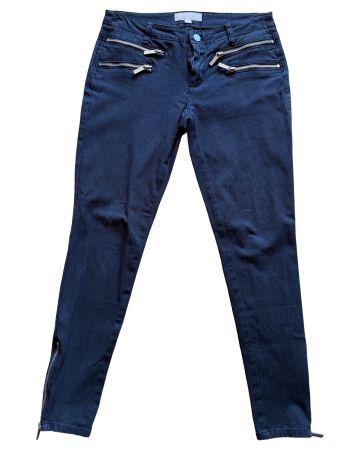 Michael Michael Kors Skinny Multi-Zip Bleu Marine T.36/S