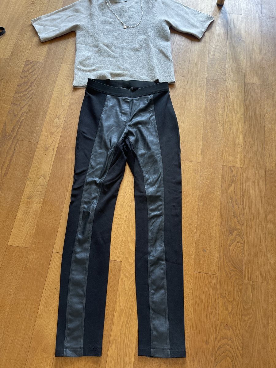 Pantaloni: Kunstleder Skinny Hose S – Usato da Basel venduto da Ritzibitzi
