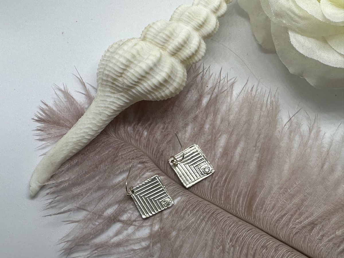 Orecchini pendenti & Orecchini a lobo: Ohrringe silber handmade – Nuovo e nell'imballaggio originale da Niederglatt ZH venduto da Silberschmuck-design 2