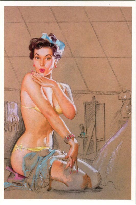 Cartoline postali: Postkarte "Pin-up". – Nuovo e nell'imballaggio originale da Basel venduto da Butsch5