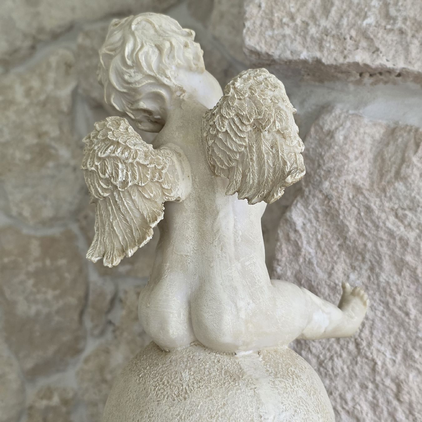 Tutte le decorazioni: Putte-Figur auf Kugel, Deko ,Top Zustand – Nuovo (secondo la descrizione) da Rheinsulz venduto da Gilea 5