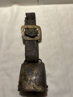 Alte Ziegen-Schelle,  Kuhglocke Glocke mit Lederriemen 