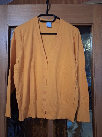 Strickjacke Madeleine gelb Grösse 44-46 guter Zustand