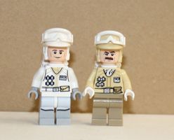 Lego Star Wars Figur Hoth Rebel Trooper + Officer