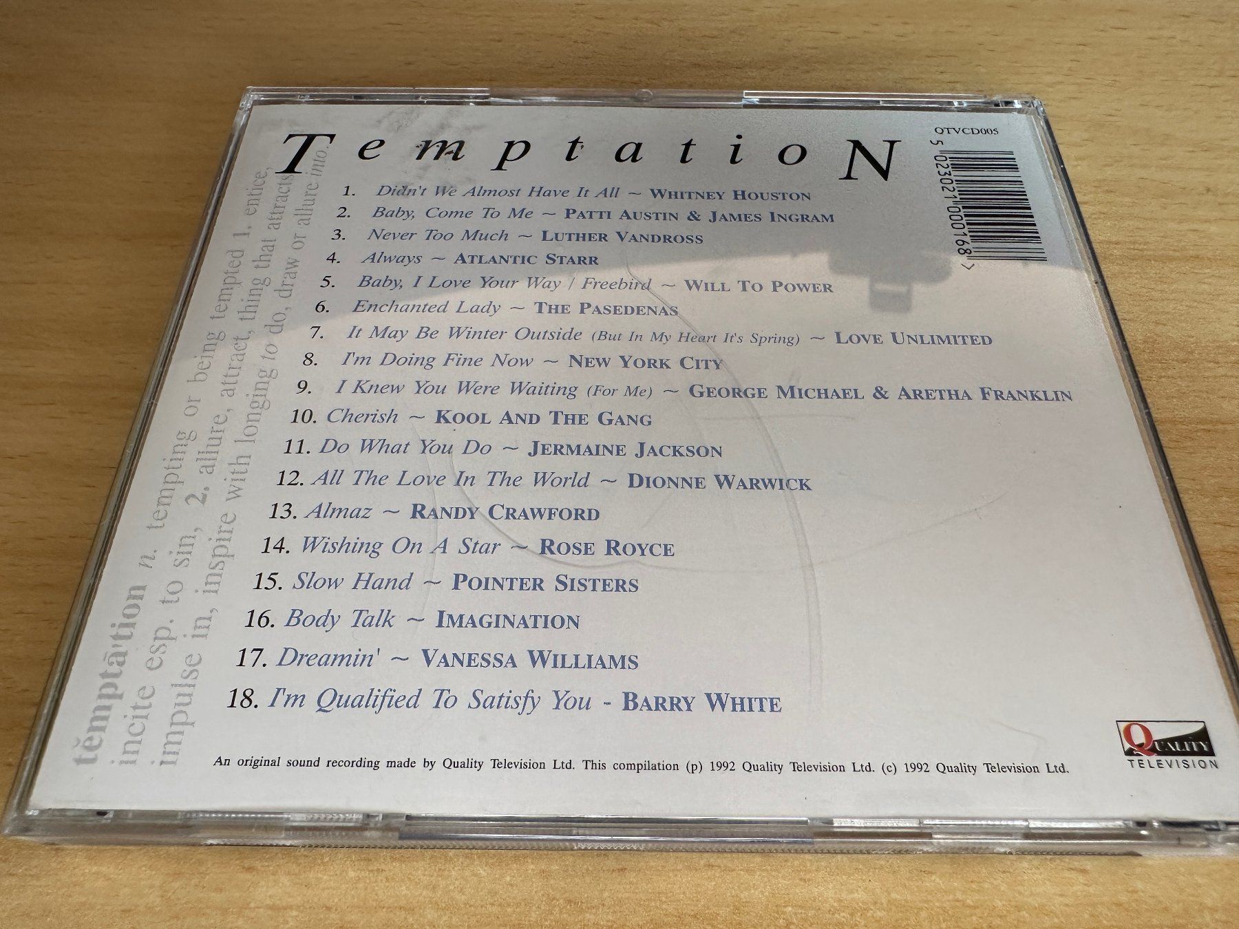 CD: Various – Temptation – Usato da Rikon im Tösstal venduto da Alpenmutz 1